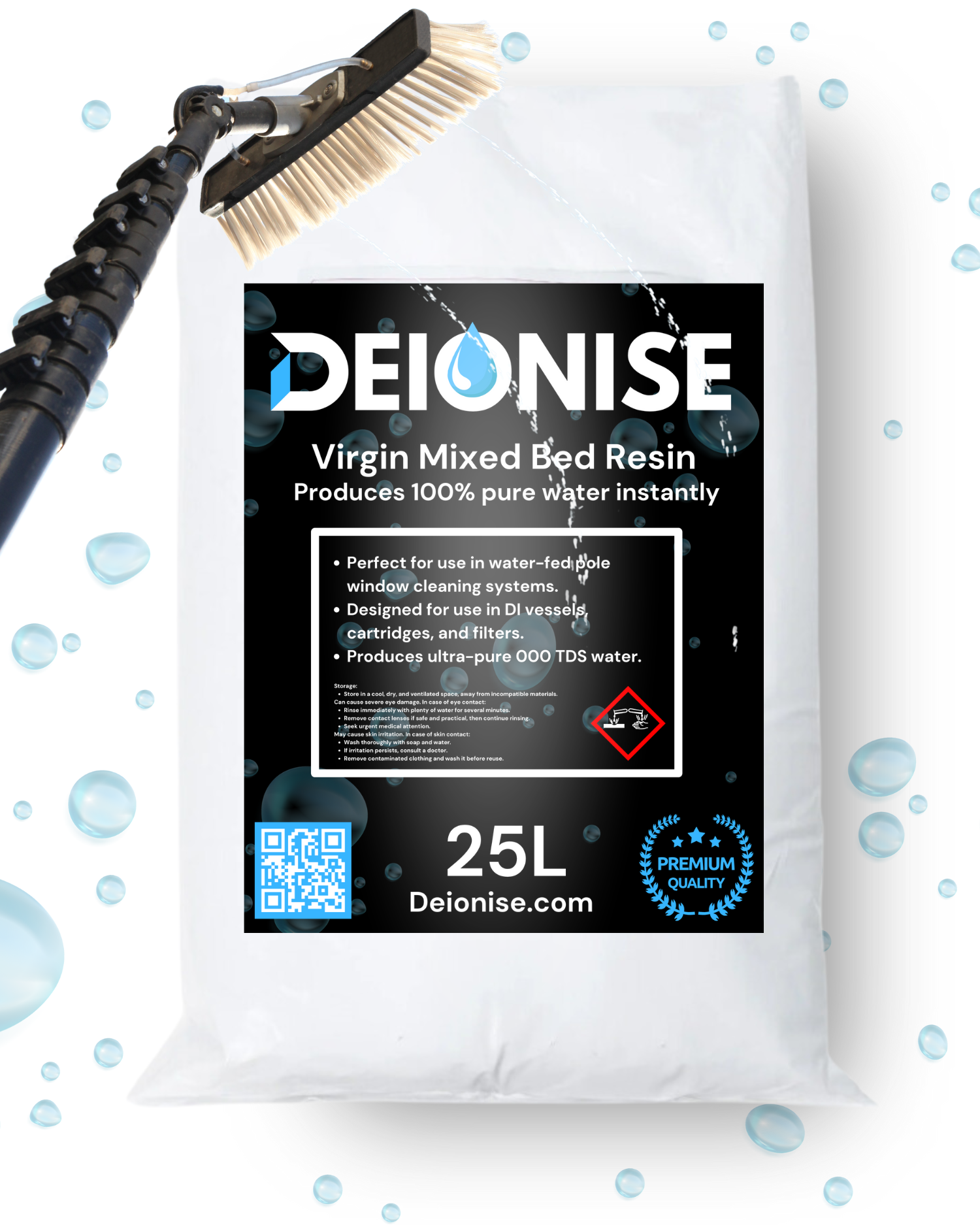 Deionise 25L MB115 Mixed Bed Resin